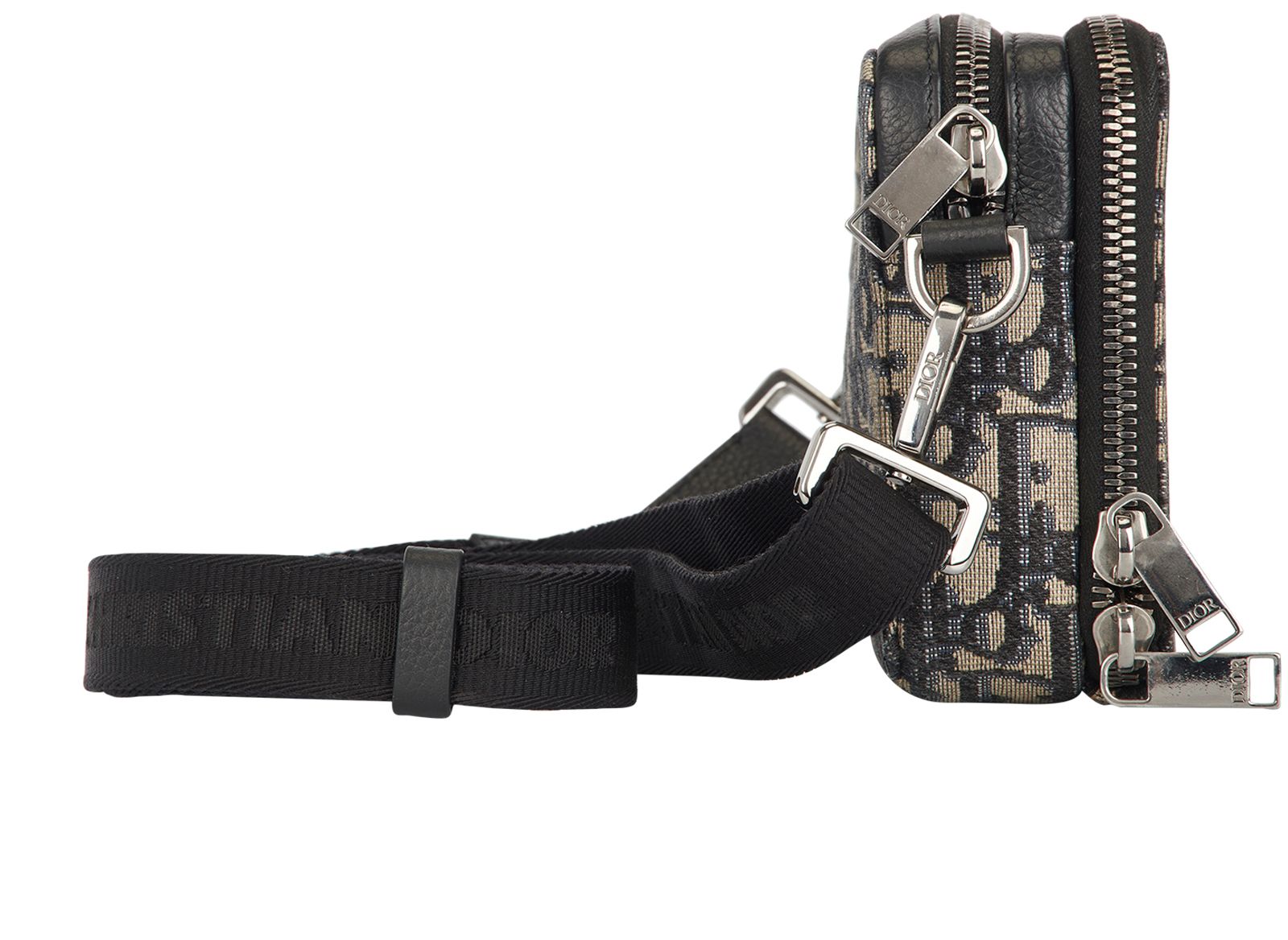 Oblique Double Zip Crossbody Bag, Christian Dior Designer Exchange